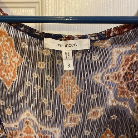 ***3/$45***Maurice’s NWOT Duster Vest Size 3 - Picture 6 of 6